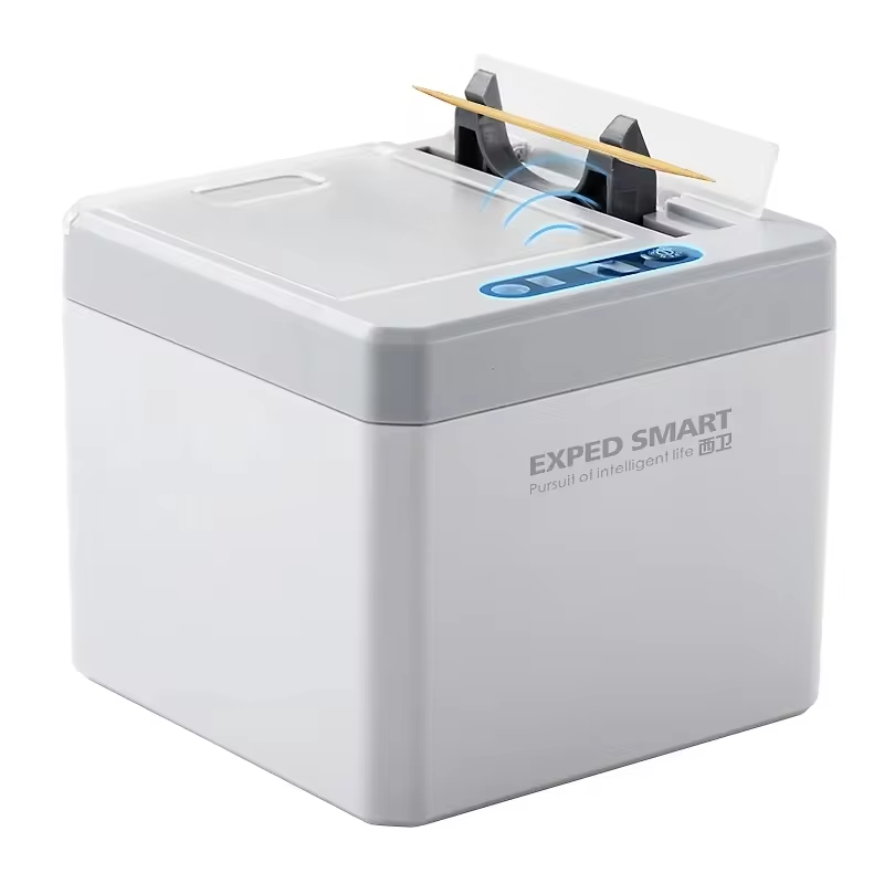 Distributeur Automatique De Cure-dents Intelligent - Capteur Mains Libres, Charge USB - Capacité 250 Cure-dents - Pour Maison, Restaurant, Hôtel