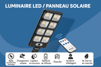 Lampe LED Solaire pour Fermes, Jardins, Commerces et Rues – Murale ou sur Poteau
