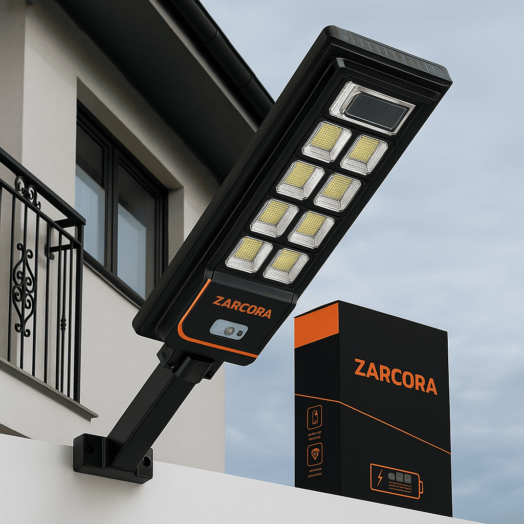 Lampe LED Solaire pour Fermes, Jardins, Commerces et Rues – Murale ou sur Poteau