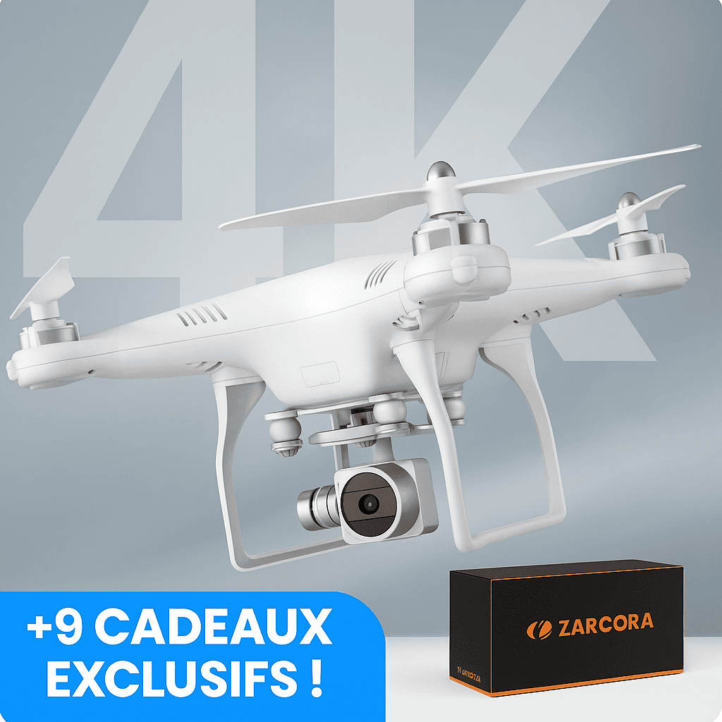 Drone Professionnel Oregon avec Caméra 4K Full HD, GPS, Wifi + Cadeaux