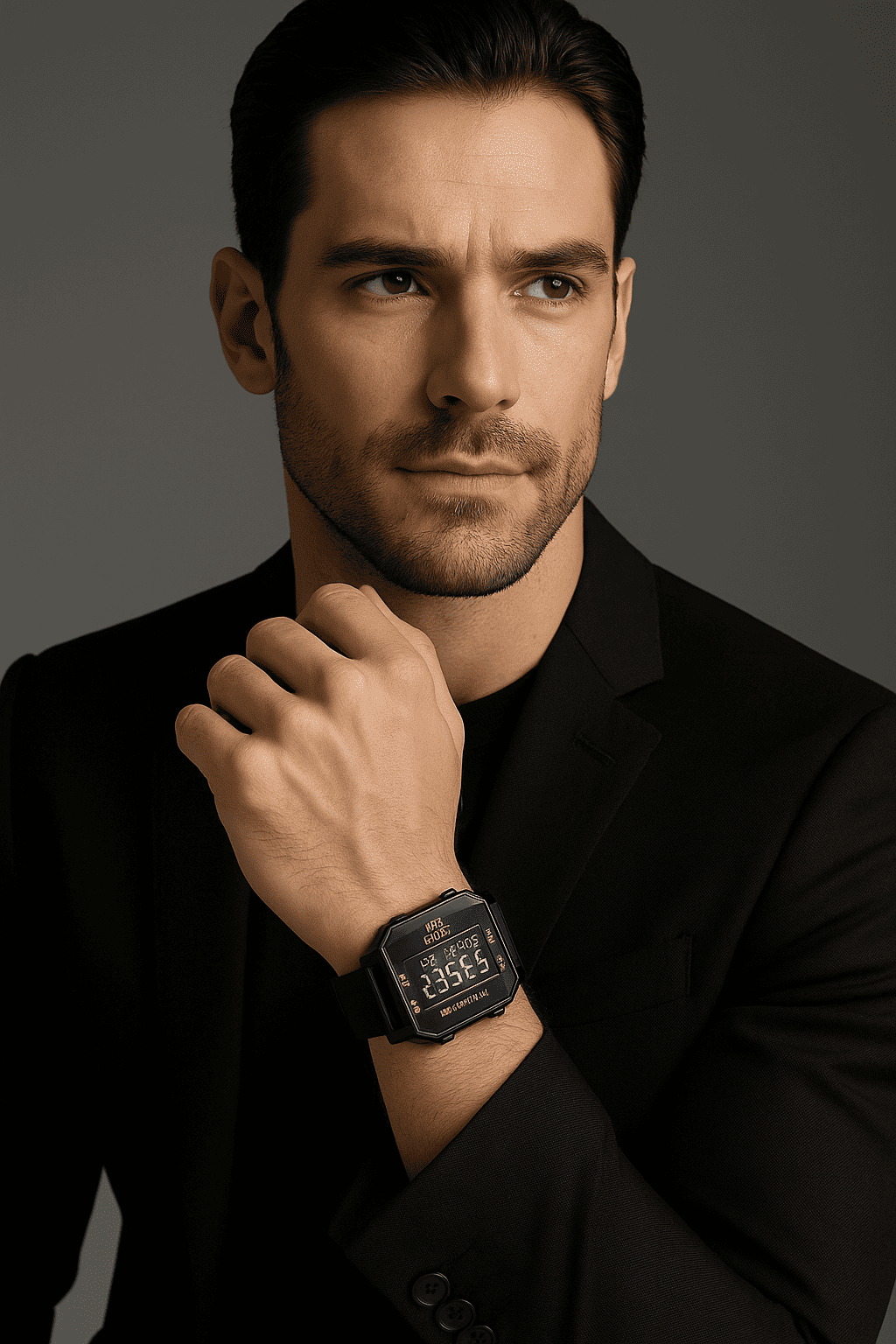 Montre de Luxe Numérique Pour Hommes