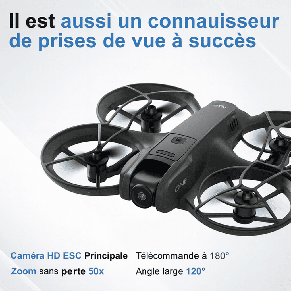 Drone Professionnel V666 – Double Caméra 8K & Stabilisation 6 Axes