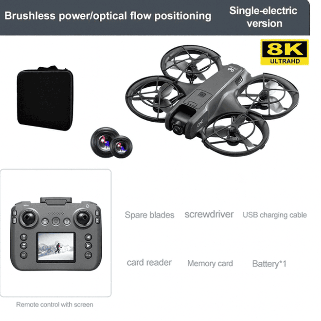 Drone Professionnel V666 – Double Caméra 8K & Stabilisation 6 Axes