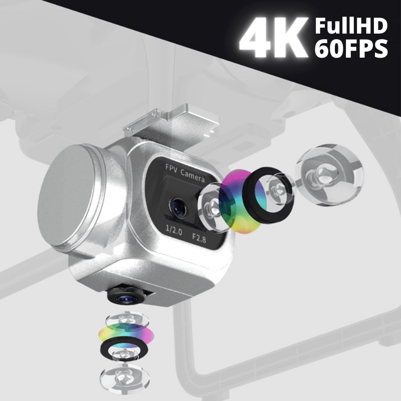 Drone Professionnel Oregon avec Caméra 4K Full HD, GPS, Wifi + Cadeaux