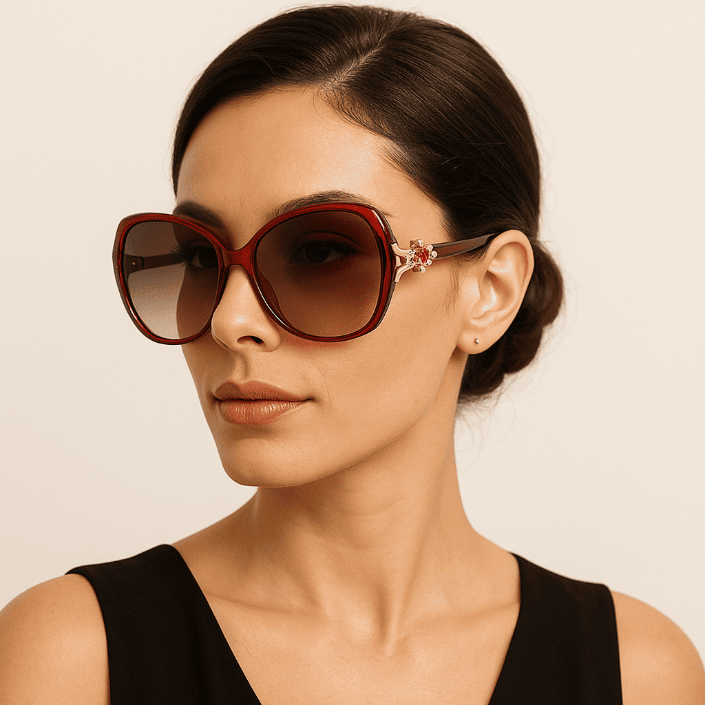 Lunettes de Soleil Féminines Polarisées de Luxe